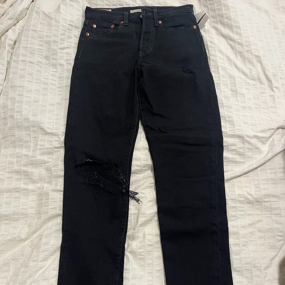 Levi's Wedgie black jeans